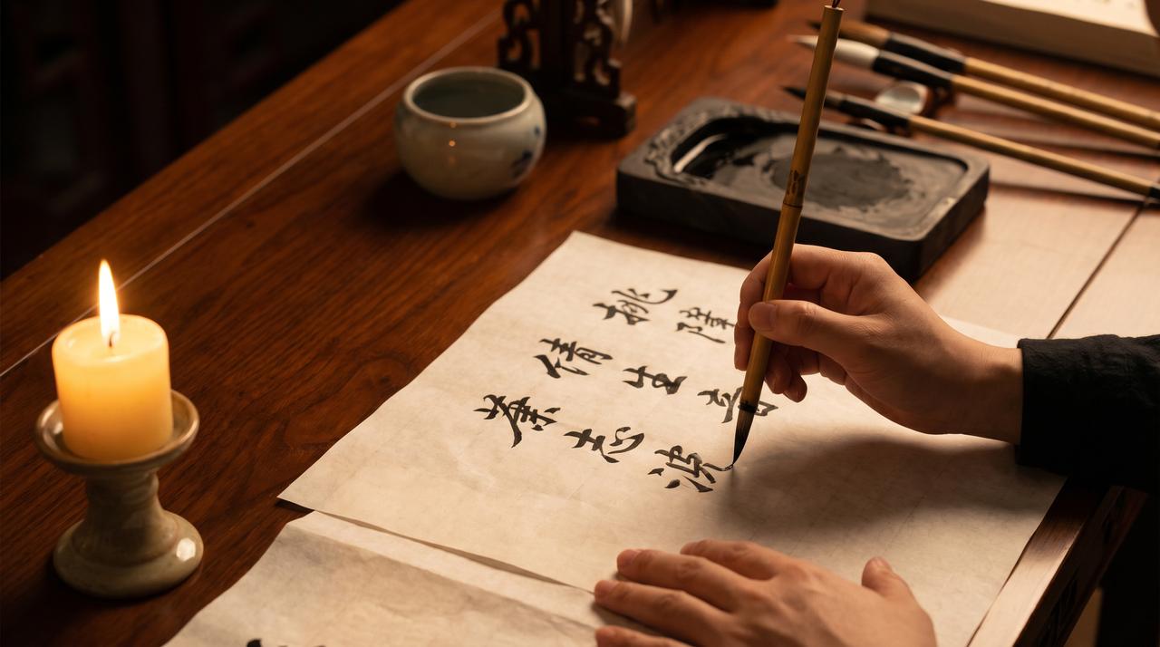 香蕉视频书法艺术视频教程 – 毛笔字入门视频演示，ekewba.cn
