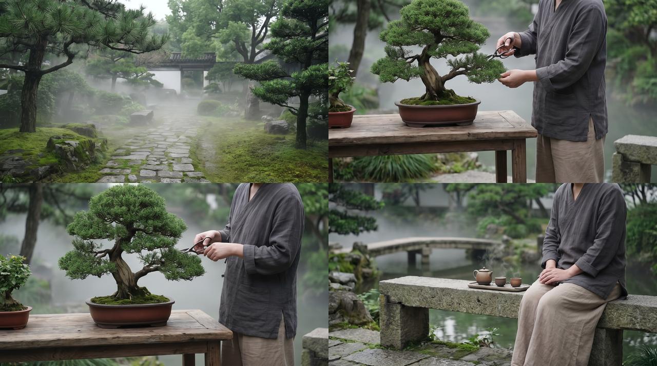 香蕉视频园艺生活视频 – 盆景修剪技艺视频教程，ekewba.cn